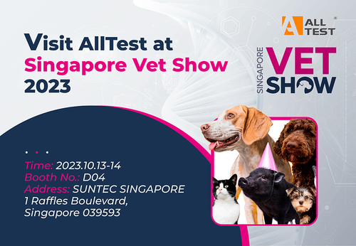 Latest company news about Bezoek AllTest op Singapore Vet Show 2023