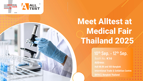 Laatste bedrijfsblogs Ontmoet Alltest op Medical Fair Thailand 2025