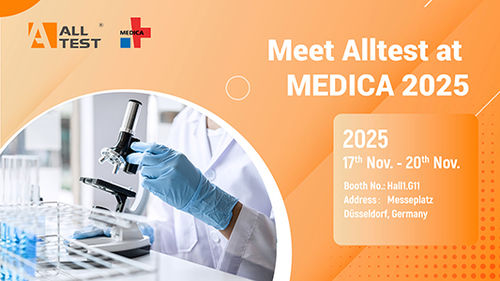 Het laatste nieuws van het bedrijf over Ontmoet Alltest op MEDICA 2025