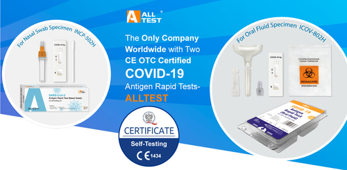 Latest company news about Het Enige Bedrijf in de Wereld met Twee Ce OTC verklaarde SARS-CoV-2 Antigeen Snelle Tests voor zelf-Test