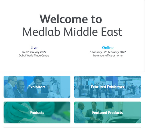 Latest company news about ALLTEST neemt aan Medlab-Midden-Oosten 2022 Online Tentoonstelling deel