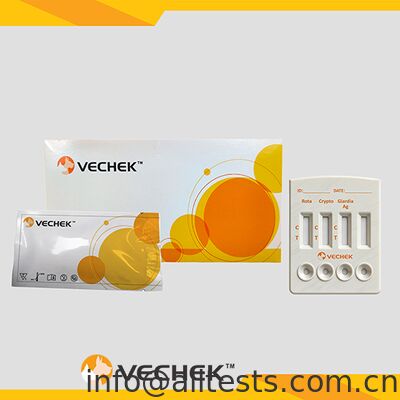 Goede prijs. Rotavirus Cryptosporidia Giardia Lamblia Antigeen Combo Sneltest Cassette voor Feces met 10 Minuten Leestijd Hoge Nauwkeurigheid online