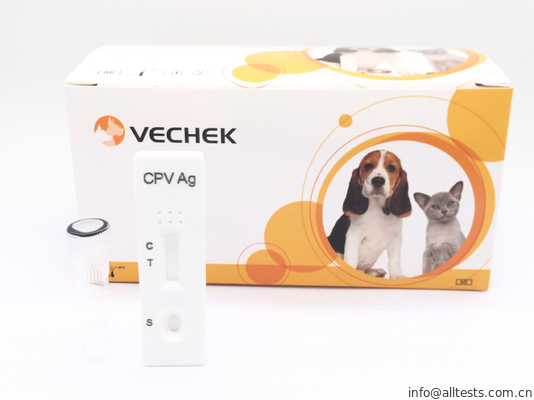 Good price De hondsuitrustingen van de het Antigeen Snelle Test van Parvovirus (Cpv), de Witte Cassette van de Kleuren Snelle Test met het Testen van Venster online