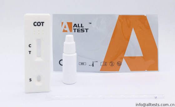 Good price De CassetteVan de WIEG Snelle Test Druggebruik Testuitrusting voor Nicotinemetabolite FDA 510K in Geheel Bloed /Serum/Plasma online