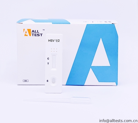 Good price De zijanalyses HSV 1/2 van Stroomimmunochromatographic Snelle de Testcassette van IgG voor Serum of Plasma online
