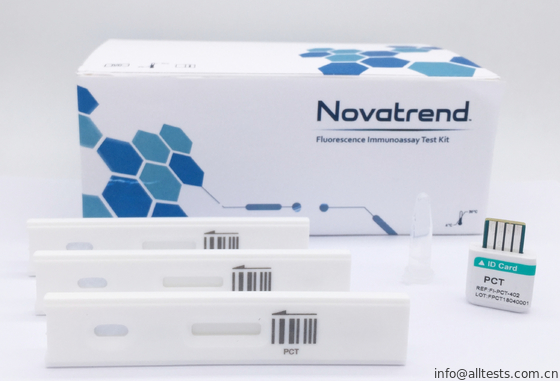 Good price Van de Procalcitonin (PCT) Diagnostische test de Uitrustings Gemakkelijk Gebruik door Novatrend-fluorescentieimmunoassay in Geheel Bloed/Serum /Plasma online