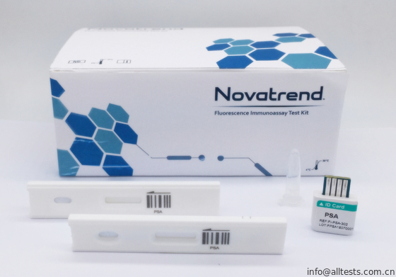 Good price Prostate Specifieke Gebruik van de de Diagnostische testuitrusting van Antigeen(psa) door Novatrend-fluorescentieimmunoassay Analysator in serum /plasma online