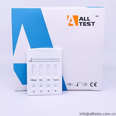 Goede prijs. Zij van de de Analyseshbsag/hcv/hiv/Syfilis van Stroomimmunochromatographic Snelle de Testcassette van Combo online