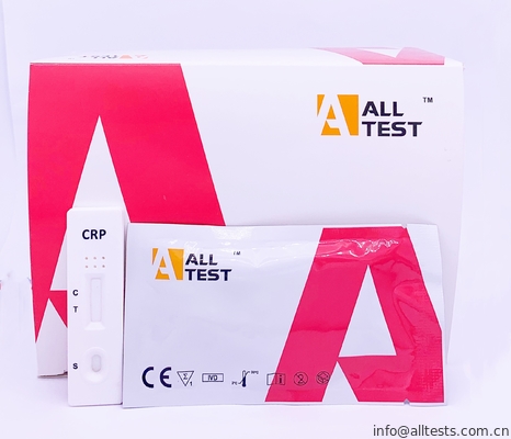 Good price Van de de Testcassette van CRP Snelle Kenmerkende De Bloedonderzoeken Snelle Chromatografische Immunoassay online