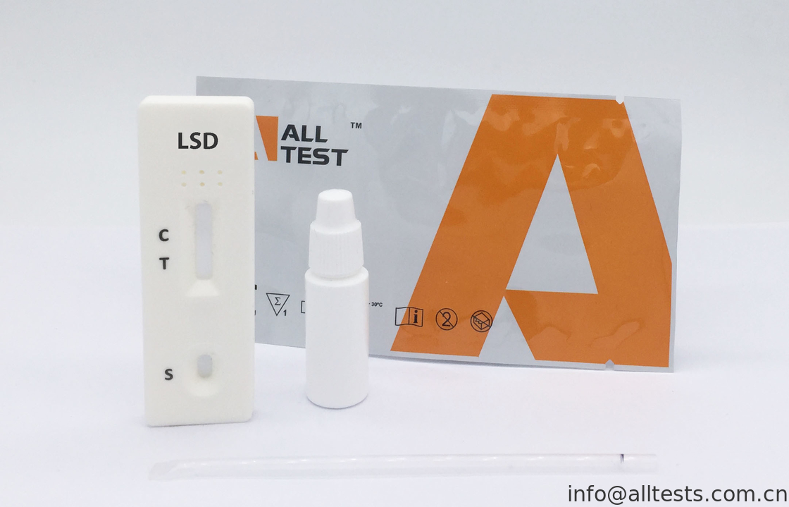 Lysergic Acid Diethylamide Rapid Drug Abuse Test Kit Chromatographic Immunoassay In Whole Blood /Serum/Plasma