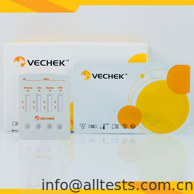 Good price Honden Ehrlichia / Anaplasma / Babesia-antilichaam / CHW-antigeencombo Rapid Test Cassette online
