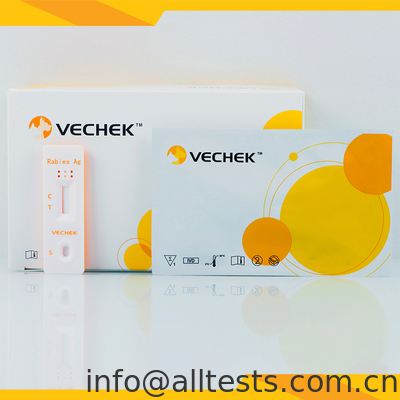 Good price Rapid Test Cassette voor het antistof van het rabiësvirus (slijm/serum/plasma) online