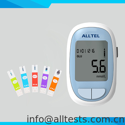Good price Bloedglucose GDH / Ketonen / Urinezuur / Totaal Cholesterol 4 in 1 Monitoring System online