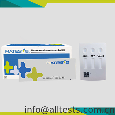 Good price Adenovirus pneumoniae/RSV/Influenza A+B combinatietestkasset (nasofaryngeale swab) online