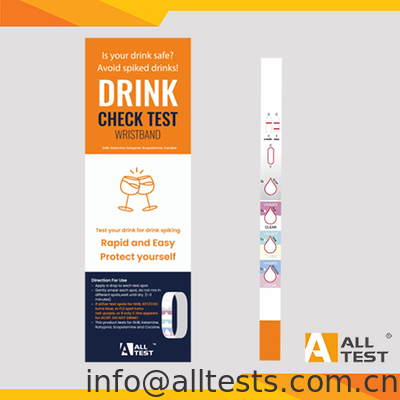 Good price Handige Nauwkeurige HDOA-D56 Kaart Formaat Drank Controle Test F LZ/G HB/K ET/COC/SCOP Polsband online