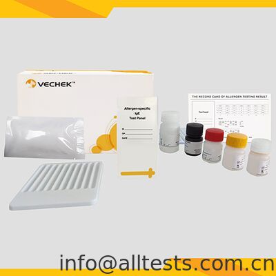 Goede prijs. Specific IgE-antilichamen voor allergenen bij katten Rapid Test Kit Gemakkelijke procedure Hoge nauwkeurigheid voor Immunoblotting online