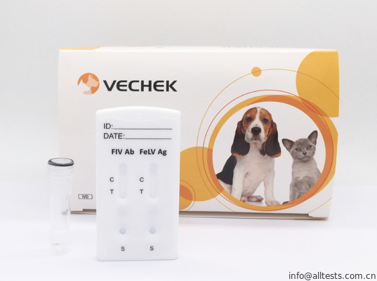 Good price Fivantilichaam + Felv-Snelle de Testcassette van Antigeencombo, de Snelle Uitrustingen van de Drugtest online