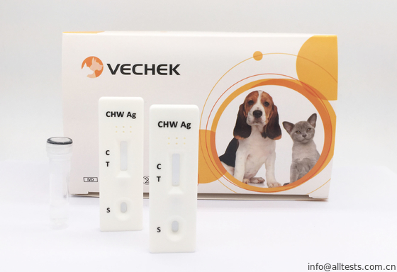 Good price Polypropyleen/Polystyreen de Snelle Stable Canine Heartworm Ag Test van Testuitrustingen online
