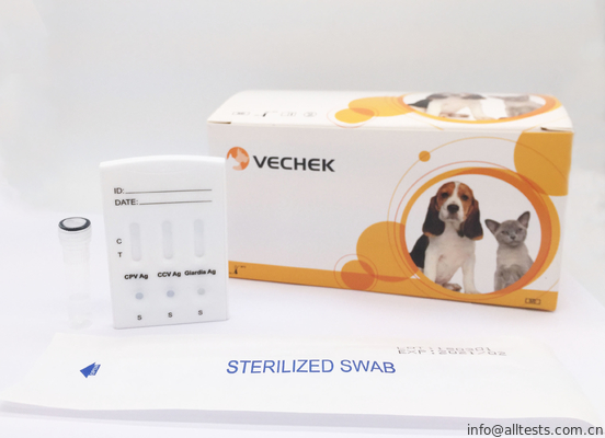 Good price Honds CPV + CCV + van het Antigeencombo van Giardia Lamblia Snelle Snelle Kenmerkende de Uitrustingscassette online