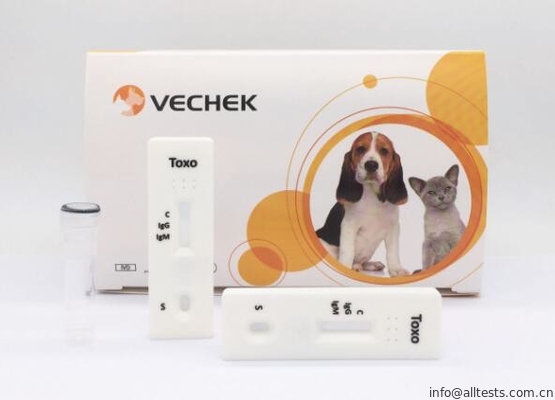 Good price Toxo IgG/IgM-van de Testuitrustingen van de Antilichamencassette Snel Hoog de Nauwkeurigheidstarief online