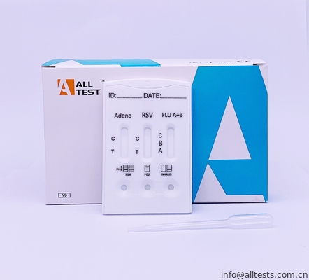 Good price Het snelle Infectieziekte Testen voor Kwalitatieve Opsporing van Adenovirus/RSV/Griep A+B Combo online