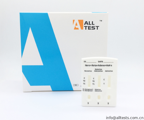 Good price Adenovirus van de Uitrustingsnorovirus Rotavirus van Ce Rdt en van Astrovirus Combo Diagnostische test online