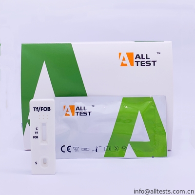 Good price Menselijke de Hemoglobine/de Transferrine Kwalitatieve Opsporing van de bloed Snelle Diagnostische test met Ce online