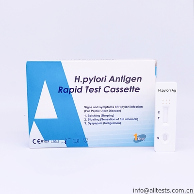 Good price H.Pylori van de de Cassette Zijstroom van de Antigeen de Snelle Test Analyses van Immunochromatographic online
