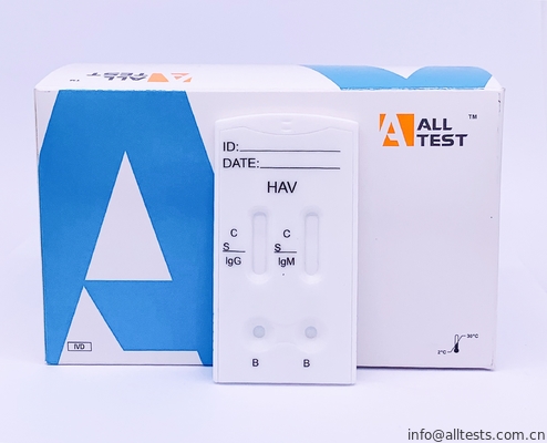 Good price Cassette van de AccurateHAVigg/igm Combo de Snelle Test (Serum/Plasma) Één Stap met Hoge Specificiteit online