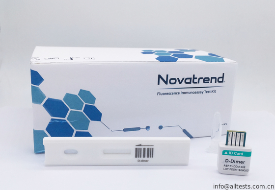 Good price D-dimeer Diagnostische testgebruik door Novatrend-fluorescentieimmunoassay Analysator in Menselijk geheel bloed /serum /plasma online