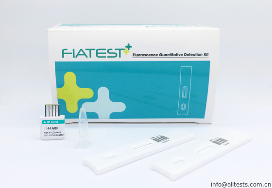Good price Het kenmerkende FABP-Testgebruik door Fiatest GAAT fluorescentieimmunoassay Analysator in Menselijk geheel bloed /serum /plasma online