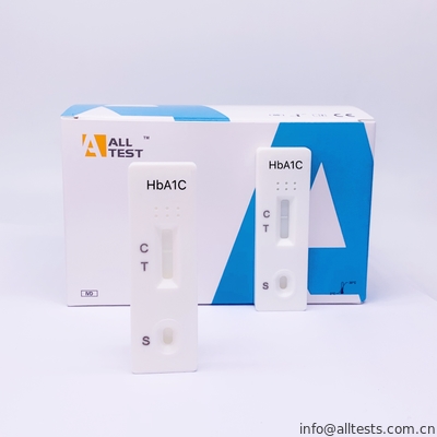 Good price Ce verklaarde Glycated-hemoglobine (HbA 1c) snelle test in geheel bloed online