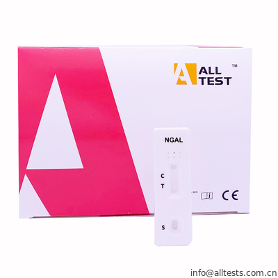 Good price Neutrophil Cassette Één gelatinase-geassocieerde van de lipocalin (NGAL) Snelle Test Stap Snelle Test online