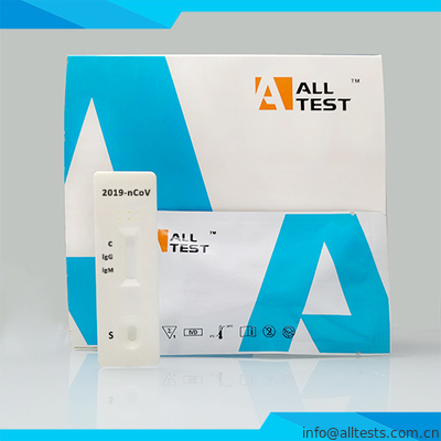 Good price de Snelle Test van 2019-nCoV IgG/IgM met de steekproef van Geheel Bloed/Serum/Plasma met Ce-Teken online