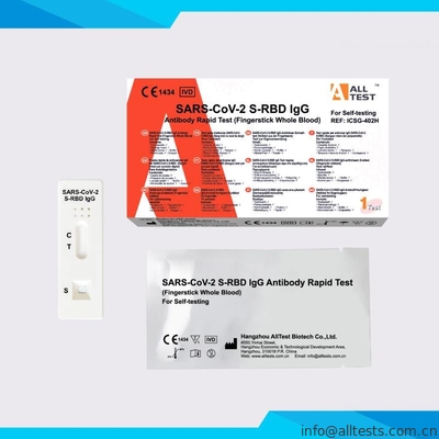 Good price SARS-CoV-2 het Antilichamen Snelle Test covid-19 van s-RBD IgG Antilichamentest online